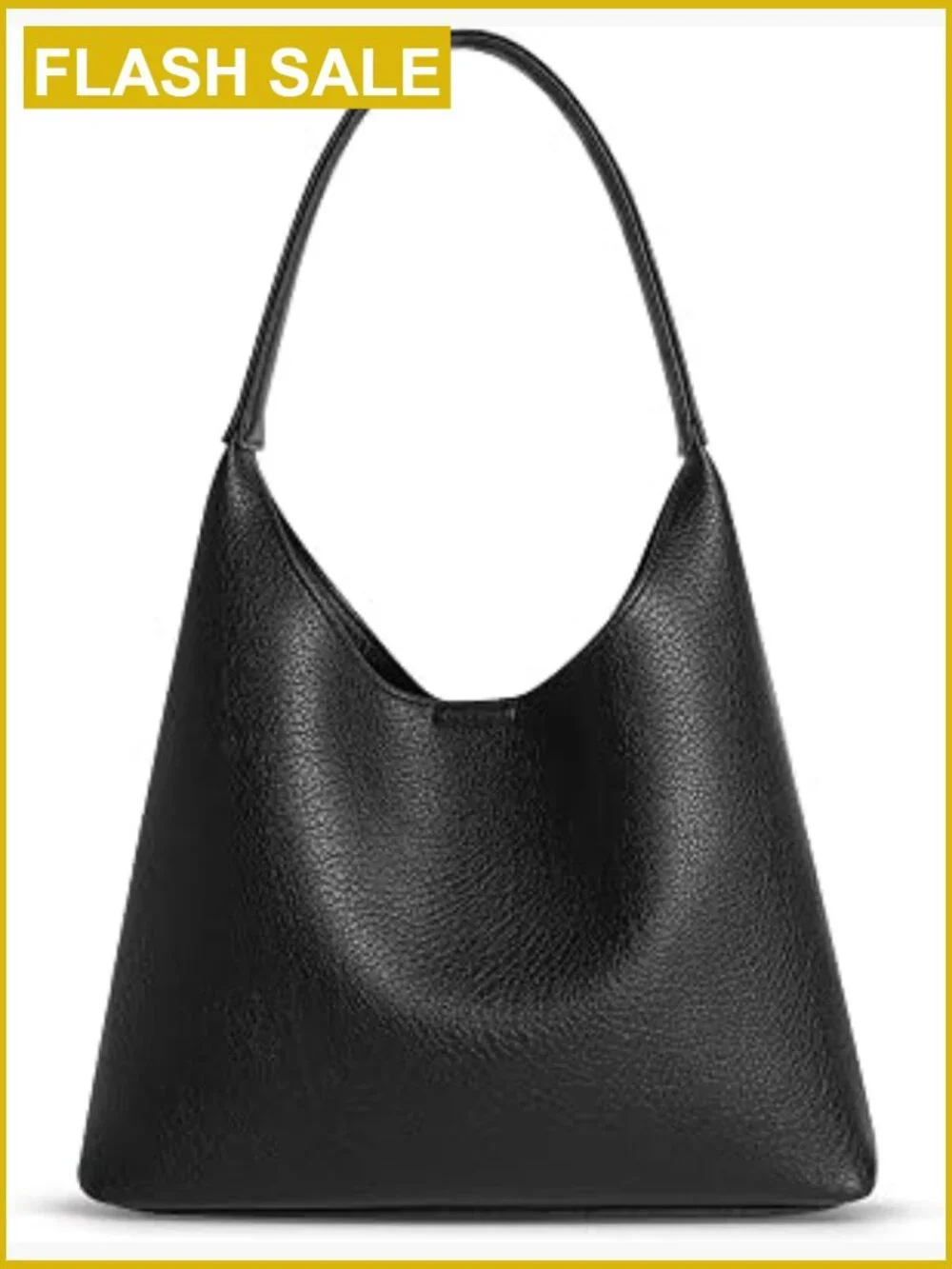 Slouchy Hobo Shoulder Bag, Vegan Leather Purse, Everyday Tote, Magnetic Closure